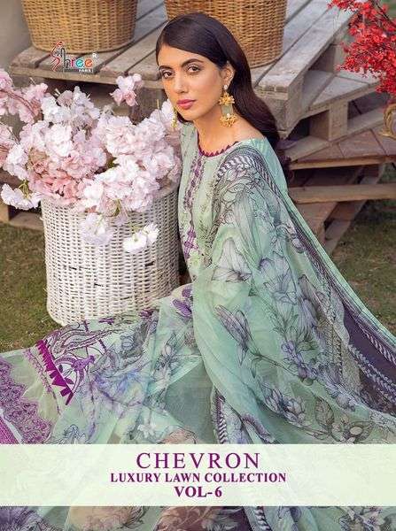 Shree Fabs Chevron Luxury Lawn Collection Vol 6 